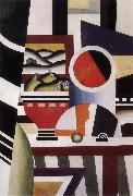 Fernard Leger The Still life having fruit dish oil painting